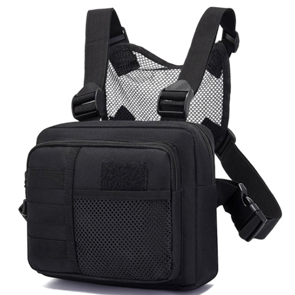 YA136 Waterproof Oxford Cloth Tactical Chest Bag Running Sports Vest Pouch YA136 Waterproof Oxford Cloth Tactical Chest Bag Running Sports Vest Pouch